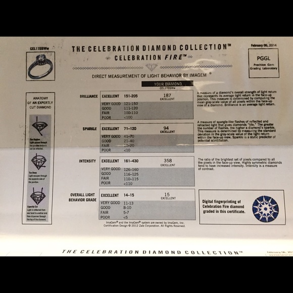 14k White Gold Engagement Ring .83ct - Picture 2 of 4